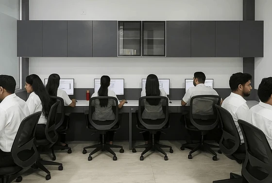 Our design engineers at work in the technical design division
